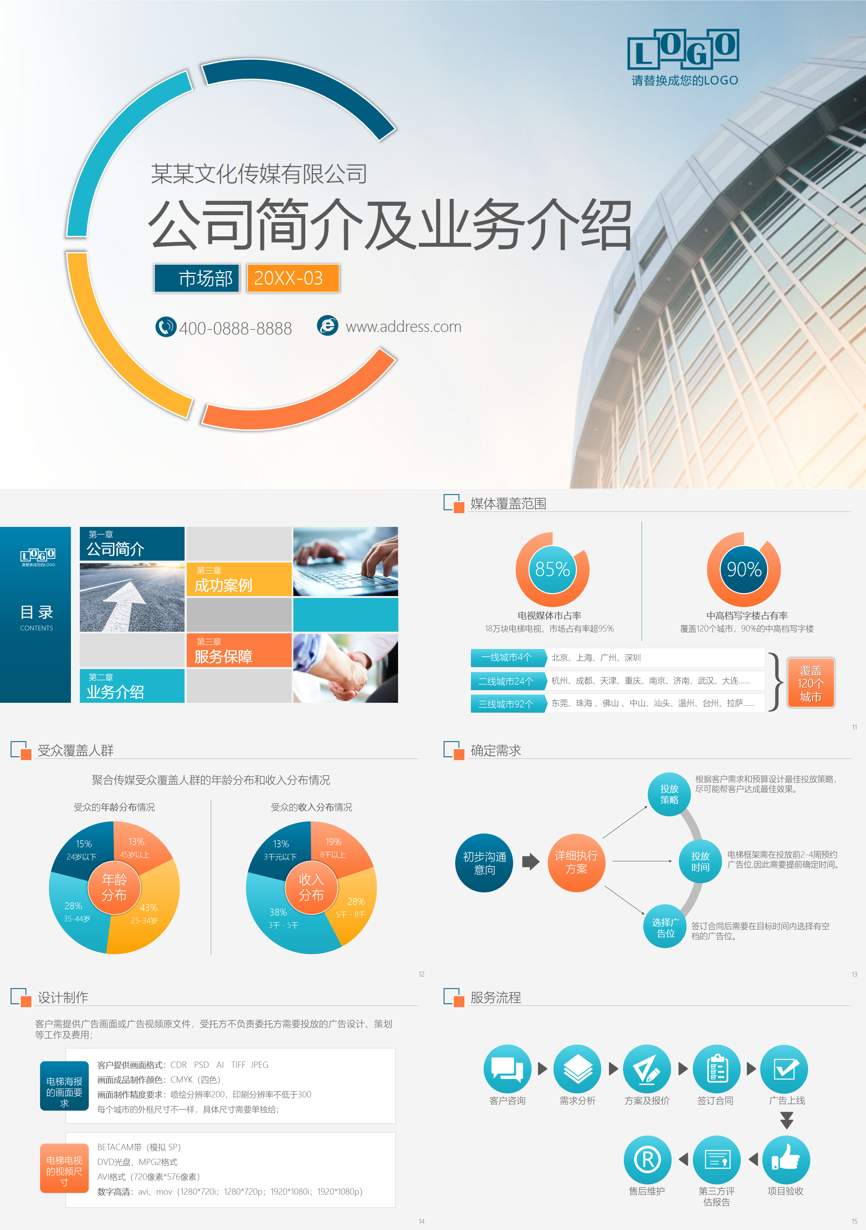 介绍宣传 (63)企业宣传PPT模板